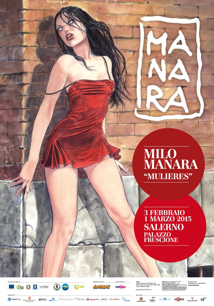 Milo Manara in mostra a Salerno con Mulieres